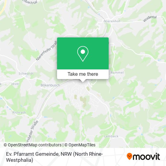 Ev. Pfarramt Gemeinde map