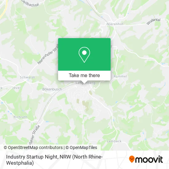 Industry Startup Night map
