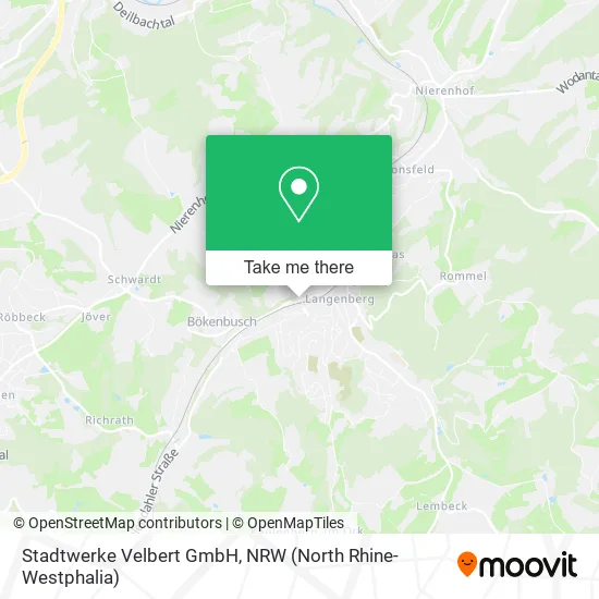 Stadtwerke Velbert GmbH map