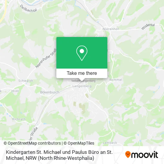 Карта Kindergarten St. Michael und Paulus Büro an St. Michael