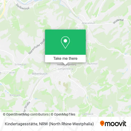Карта Kindertagesstätte
