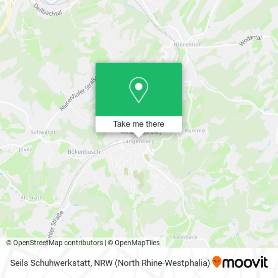 Seils Schuhwerkstatt map