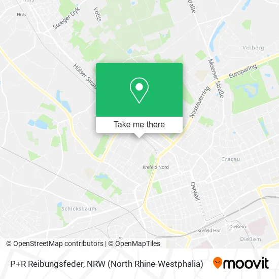 Карта P+R Reibungsfeder