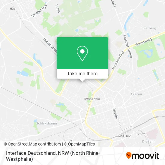 Карта Interface Deutschland
