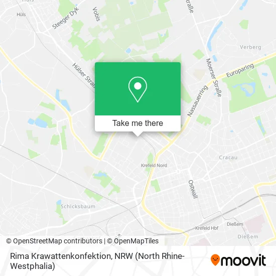 Карта Rima Krawattenkonfektion