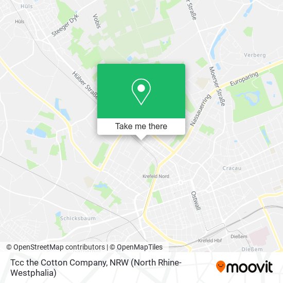 Tcc the Cotton Company map