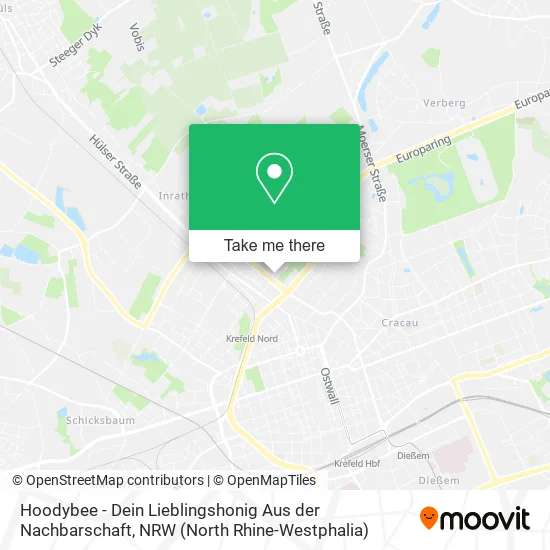 Карта Hoodybee - Dein Lieblingshonig Aus der Nachbarschaft