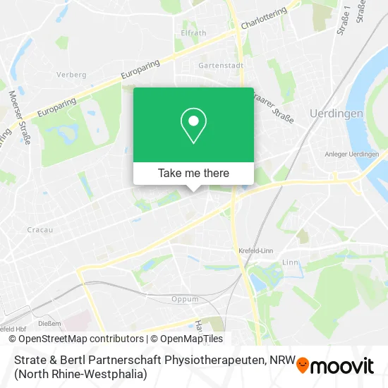 Карта Strate & Bertl Partnerschaft Physiotherapeuten