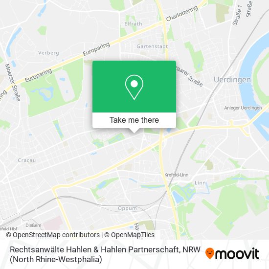 Rechtsanwälte Hahlen & Hahlen Partnerschaft map