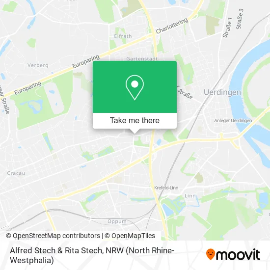 Alfred Stech & Rita Stech map