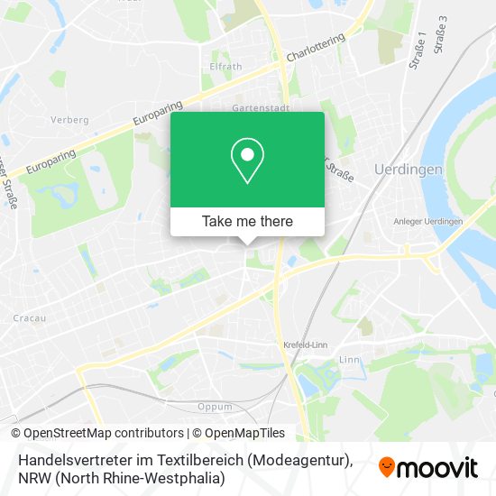 Карта Handelsvertreter im Textilbereich (Modeagentur)