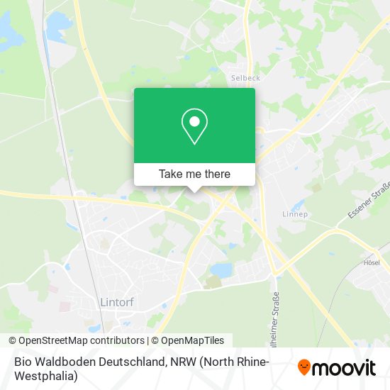 Bio Waldboden Deutschland map