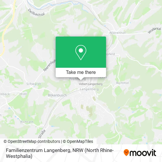 Карта Familienzentrum Langenberg