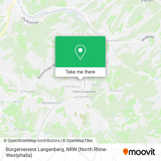 Bürgervereins Langenberg map