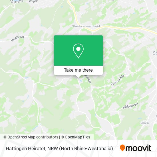 Hattingen Heiratet map