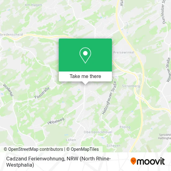 Cadzand Ferienwohnung map