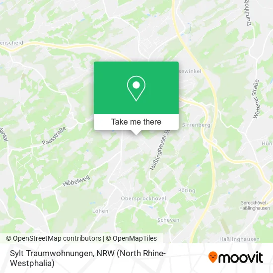 Sylt Traumwohnungen map