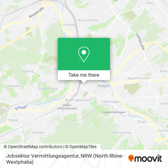 Карта Jobsektor Vermittlungsagentur