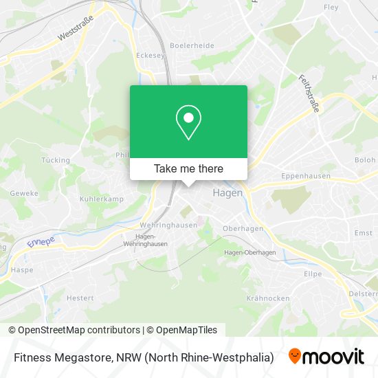 Fitness Megastore map