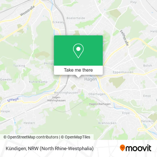 Карта Kündigen