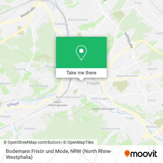 Карта Bodemann Frisör und Mode