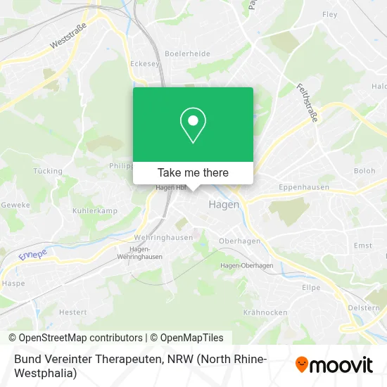 Bund Vereinter Therapeuten map