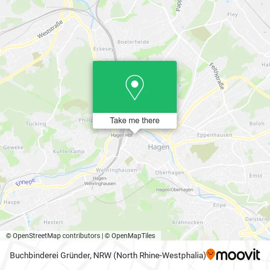 Buchbinderei Gründer map