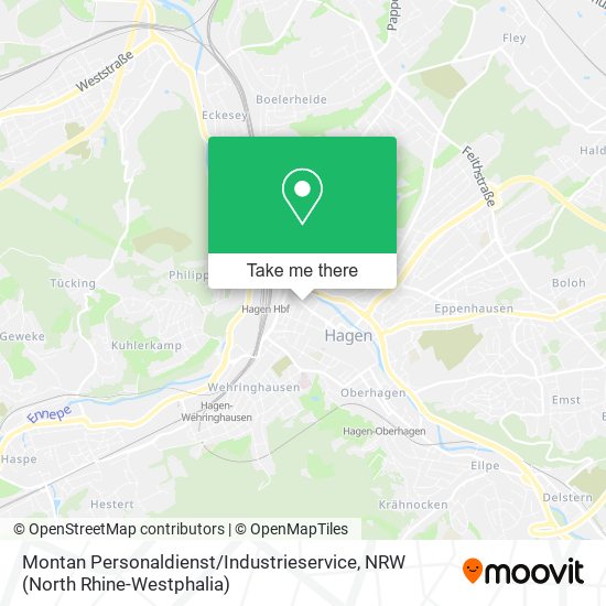 Montan Personaldienst / Industrieservice map