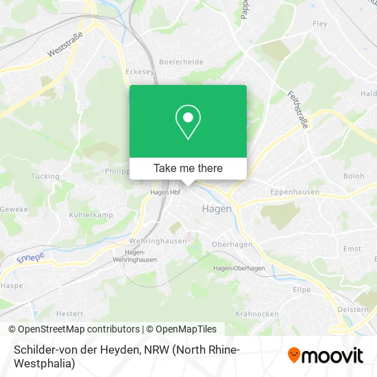 Schilder-von der Heyden map