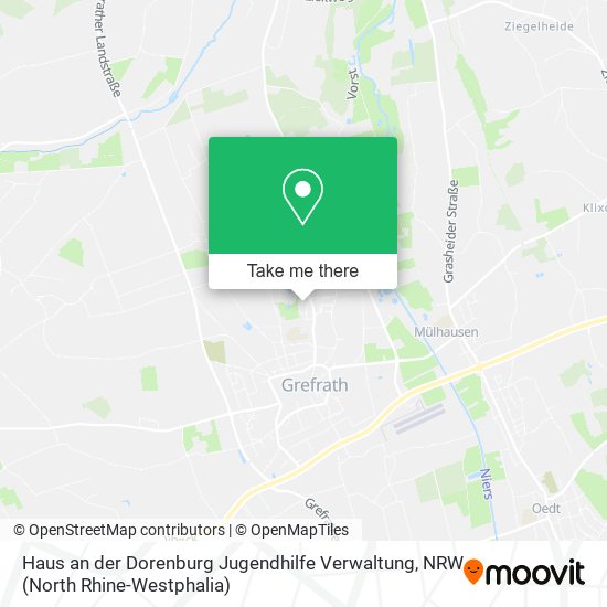 Haus an der Dorenburg Jugendhilfe Verwaltung map