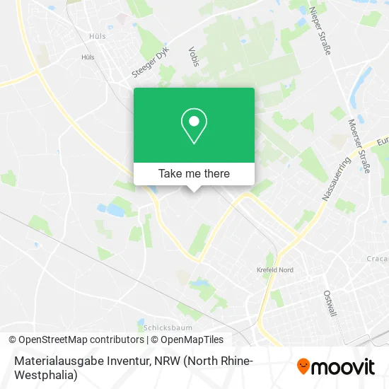 Карта Materialausgabe Inventur