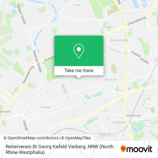 Reiterverein St Georg Kefeld Verberg map