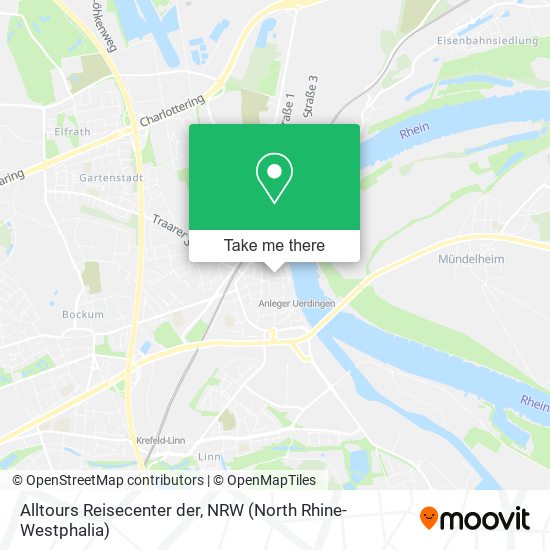 Alltours Reisecenter der map