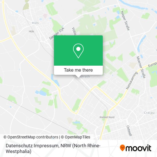 Datenschutz Impressum map