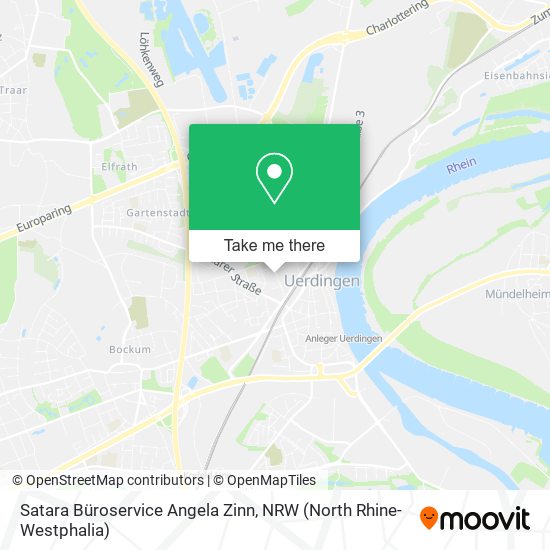 Satara Büroservice Angela Zinn map