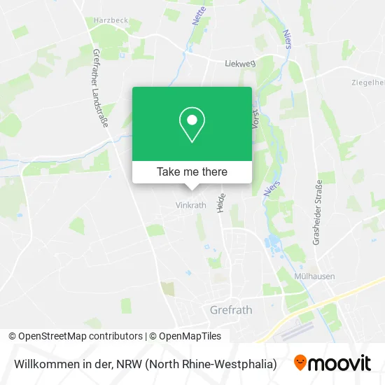 Карта Willkommen in der