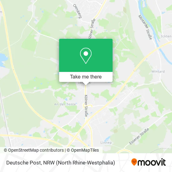 Карта Deutsche Post