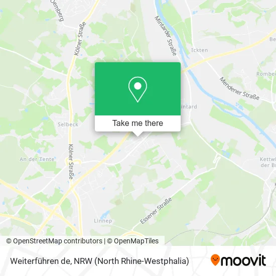 Карта Weiterführen de