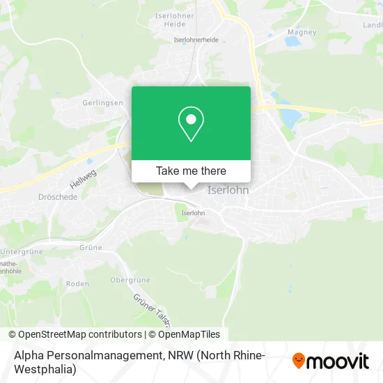 Карта Alpha Personalmanagement