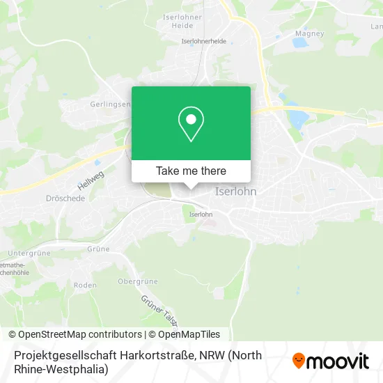 Карта Projektgesellschaft Harkortstraße