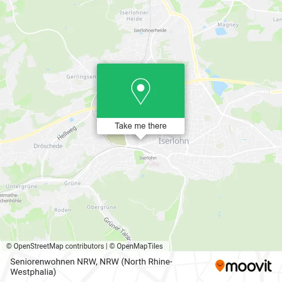 Seniorenwohnen NRW map