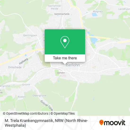 Карта M. Trela Krankengymnastik