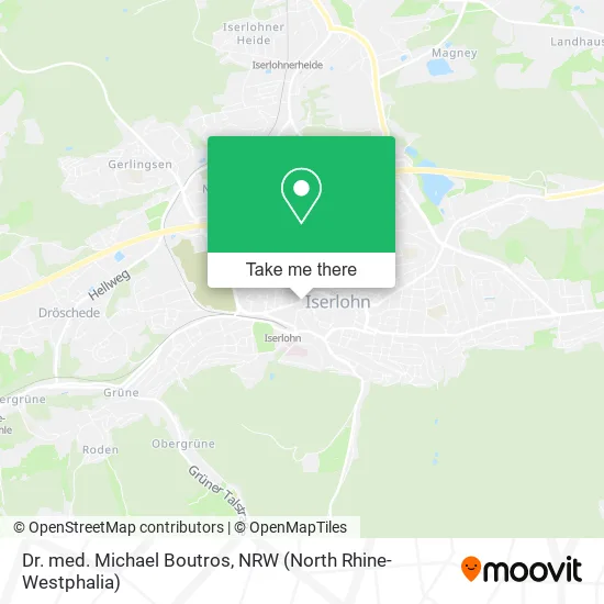 Карта Dr. med. Michael Boutros