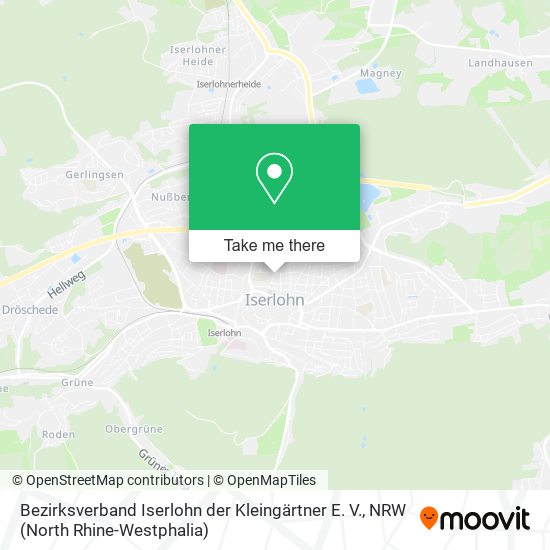 Bezirksverband Iserlohn der Kleingärtner E. V. map