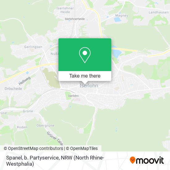 Spanel, b. Partyservice map