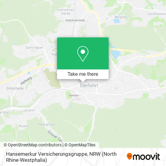 Карта Hansemerkur Versicherungsgruppe