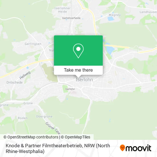 Карта Knode & Partner Filmtheaterbetrieb