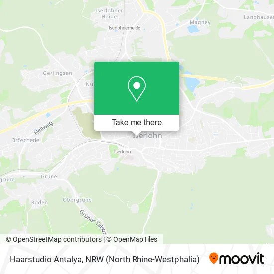 Карта Haarstudio Antalya