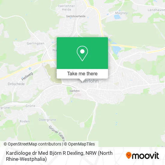 Карта Kardiologe dr Med Björn R Dexling