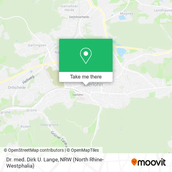Карта Dr. med. Dirk U. Lange